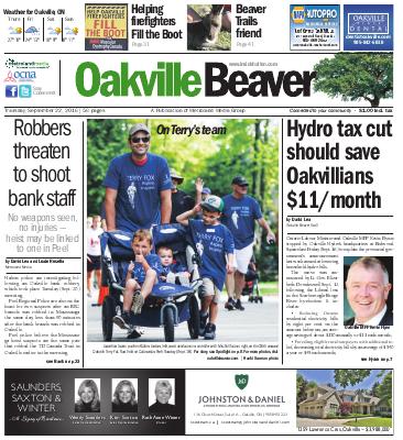 Oakville Beaver, 22 Sep 2016