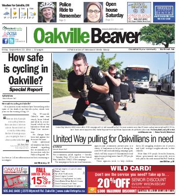 Oakville Beaver, 23 Sep 2016