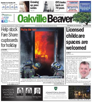 Oakville Beaver, 29 Sep 2016