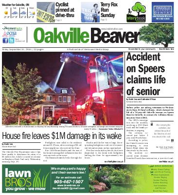 Oakville Beaver, 16 Sep 2016