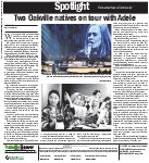 Two Oakville natives on tour with Adele