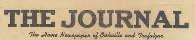 Journal (The Home Newspaper of Oakville and Trafalgar)