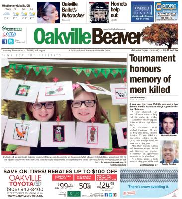 Oakville Beaver, 1 Dec 2016