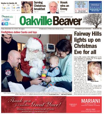 Oakville Beaver, 23 Dec 2016