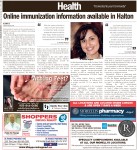 Online immunization information available in Halton