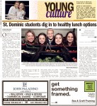 St. Dominic students dig in to healthy lunch options