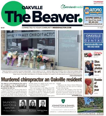 Oakville Beaver, 23 Mar 2017