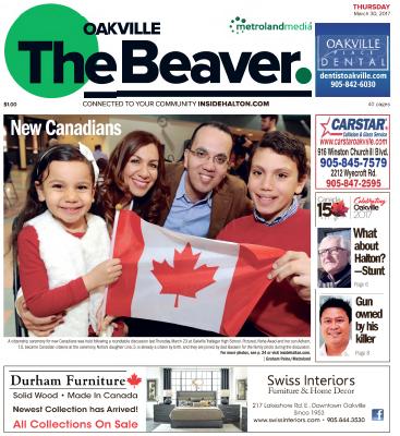 Oakville Beaver, 30 Mar 2017