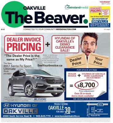 Oakville Beaver, 11 May 2017