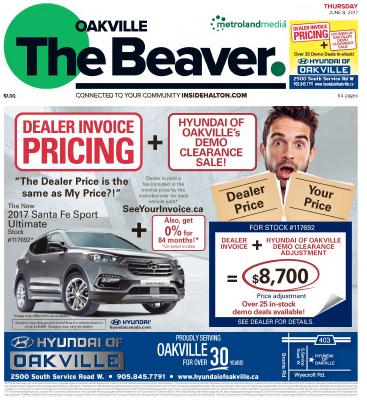 Oakville Beaver, 8 Jun 2017