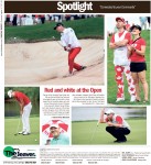 Red and White at the Open