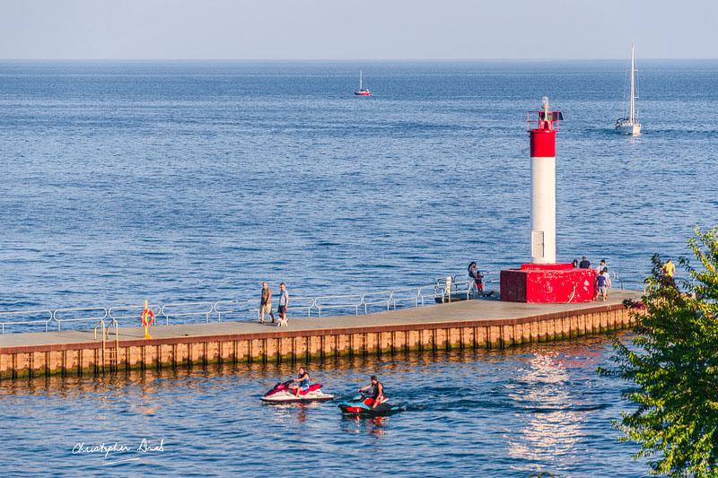 Paddle boats at Navy Pier