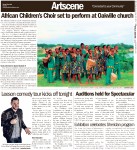 African Children's Choir set to perform at Oakville church