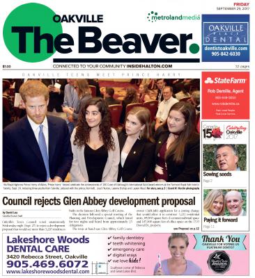 Oakville Beaver, 29 Sep 2017