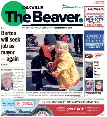 Oakville Beaver, 5 Oct 2017