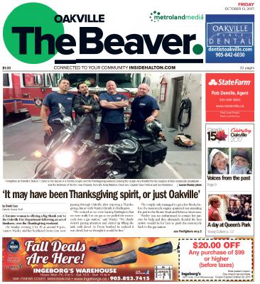 Oakville Beaver, 13 Oct 2017