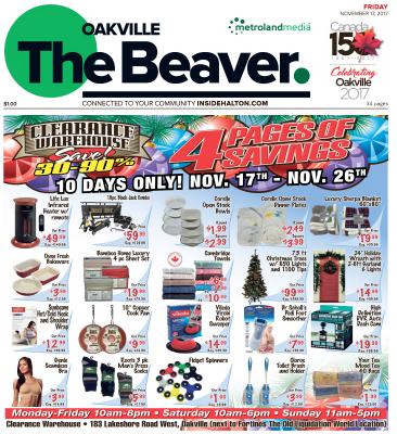 Oakville Beaver, 17 Nov 2017