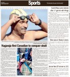 Nagaraja first Canadian to conquer strait: second attempt a success