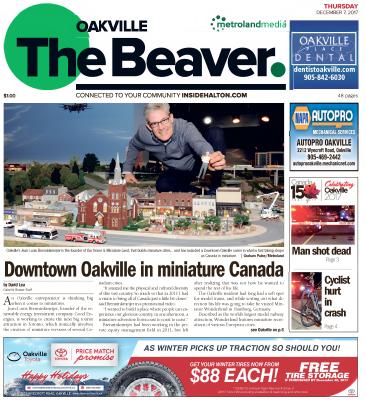 Oakville Beaver, 7 Dec 2017