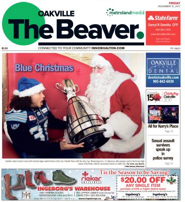 Oakville Beaver, 15 Dec 2017