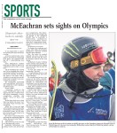 McEachran sets sights on Olympics