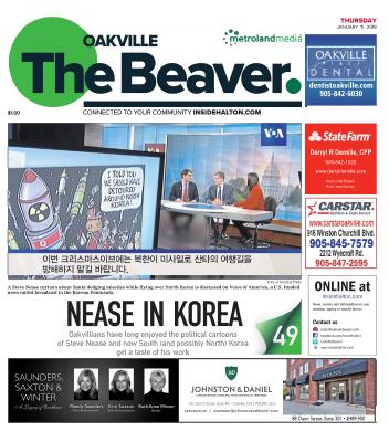 Oakville Beaver, 11 Jan 2018