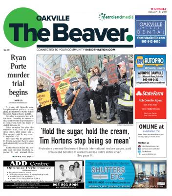 Oakville Beaver, 18 Jan 2018