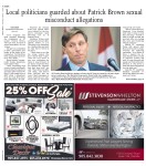 Local politicians guarded about Patrick Brown sexual misconduct allegations