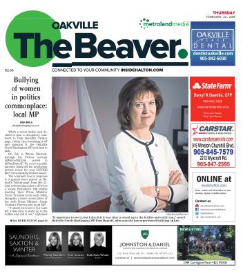 Oakville Beaver, 22 Feb 2018