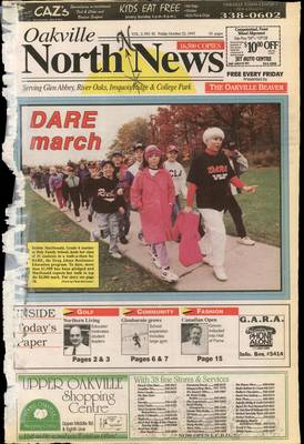 Oakville North News (Oakville, Ontario: Oakville Beaver, Ian Oliver - Publisher), 22 Oct 1993