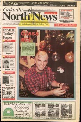 Oakville North News (Oakville, Ontario: Oakville Beaver, Ian Oliver - Publisher), 19 Nov 1993