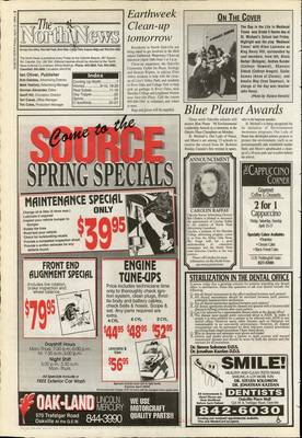 Oakville North News (Oakville, Ontario: Oakville Beaver, Ian Oliver - Publisher), 15 Apr 1994