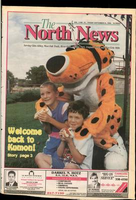 Oakville North News (Oakville, Ontario: Oakville Beaver, Ian Oliver - Publisher), 9 Sep 1994