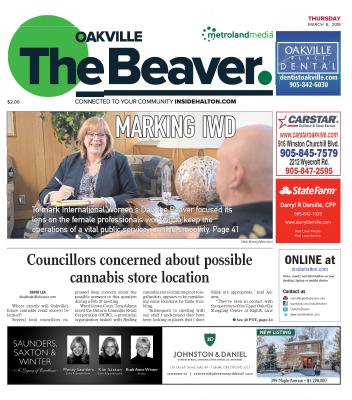 Oakville Beaver, 8 Mar 2018