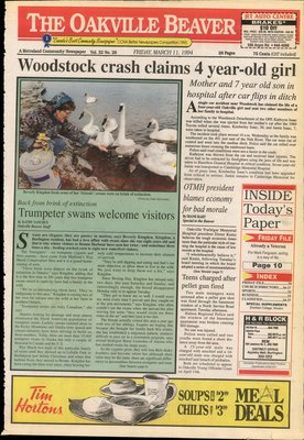 Oakville Beaver, 11 Mar 1994