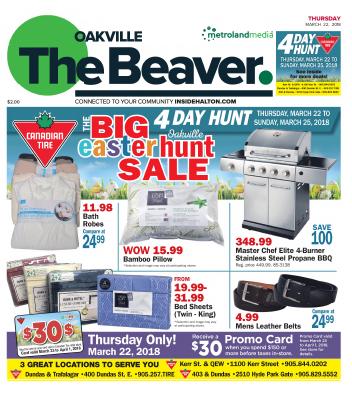 Oakville Beaver, 22 Mar 2018