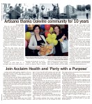 Artisano thanks Oakville community for 10 years