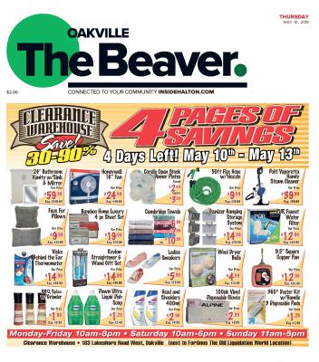 Oakville Beaver, 10 May 2018