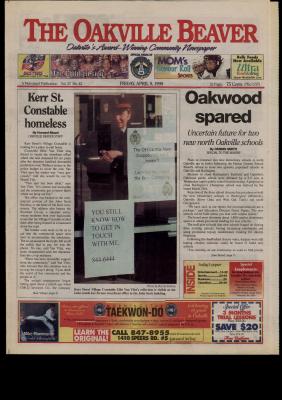 Oakville Beaver, 9 Apr 1999