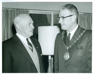 Mayor Mclean Anderson and Lt/Gov. Rowe