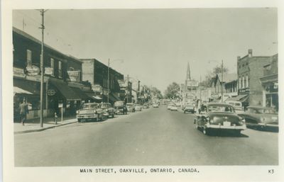 Oakville Main Street Postcard