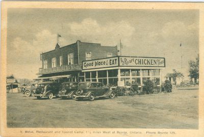 Restaurant and Tourist Camp Postcard