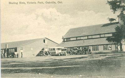 Oakville Skating Rink Postcard