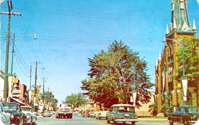 Oakville Colborne Street Postcard