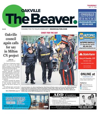 Oakville Beaver, 17 May 2018