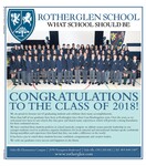 Rotherglen School, what school should be: Congratulations to the Class of 2018!