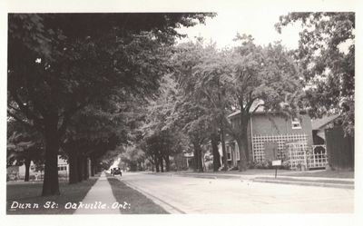 Residential view of Dunn Street, Oakville