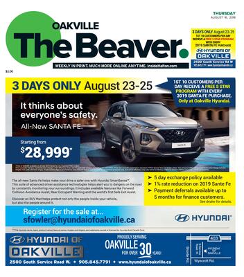 Oakville Beaver, 16 Aug 2018