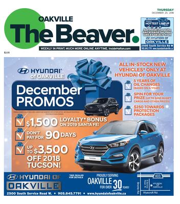 Oakville Beaver, 20 Dec 2018