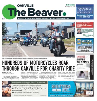 Oakville Beaver, 15 Aug 2019